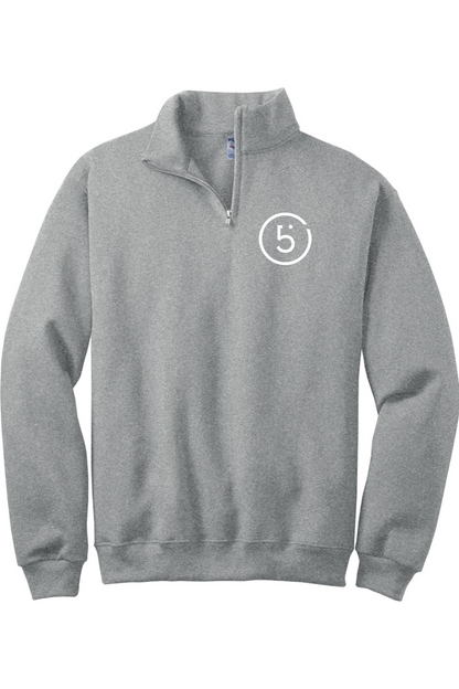 5 Stones 1/4-Zip Cadet Collar Sweatshirt