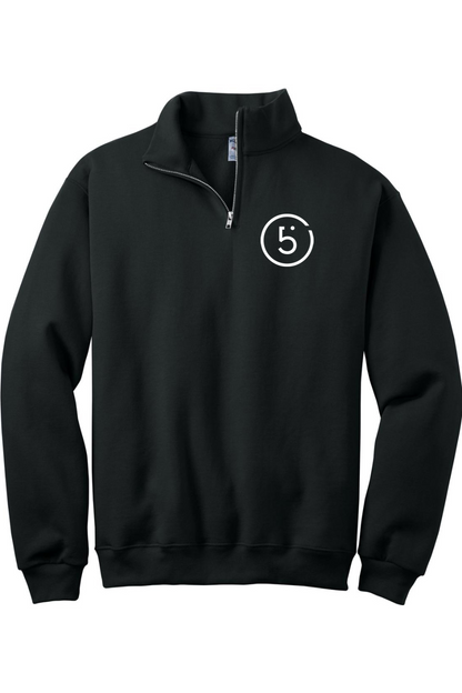 5 Stones 1/4-Zip Cadet Collar Sweatshirt