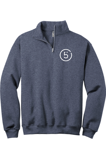 5 Stones 1/4-Zip Cadet Collar Sweatshirt