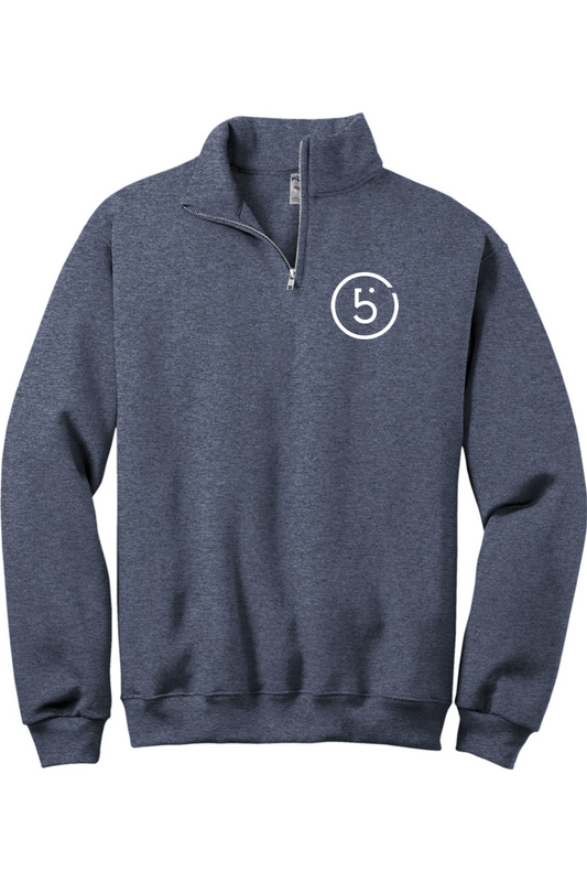 5 Stones 1/4-Zip Cadet Collar Sweatshirt